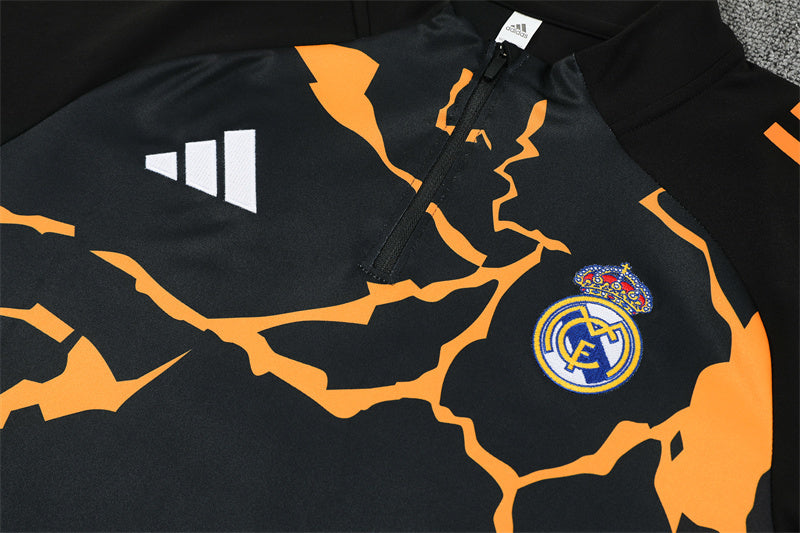 Tracksuit Real Madrid Black/Orange 25/26