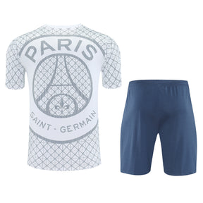 Kit Shirt + Shorts Paris White/Blue 25/26
