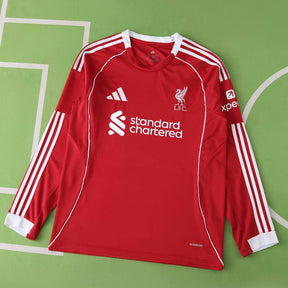Liverpool Home Jersey Long Sleeve 25/26