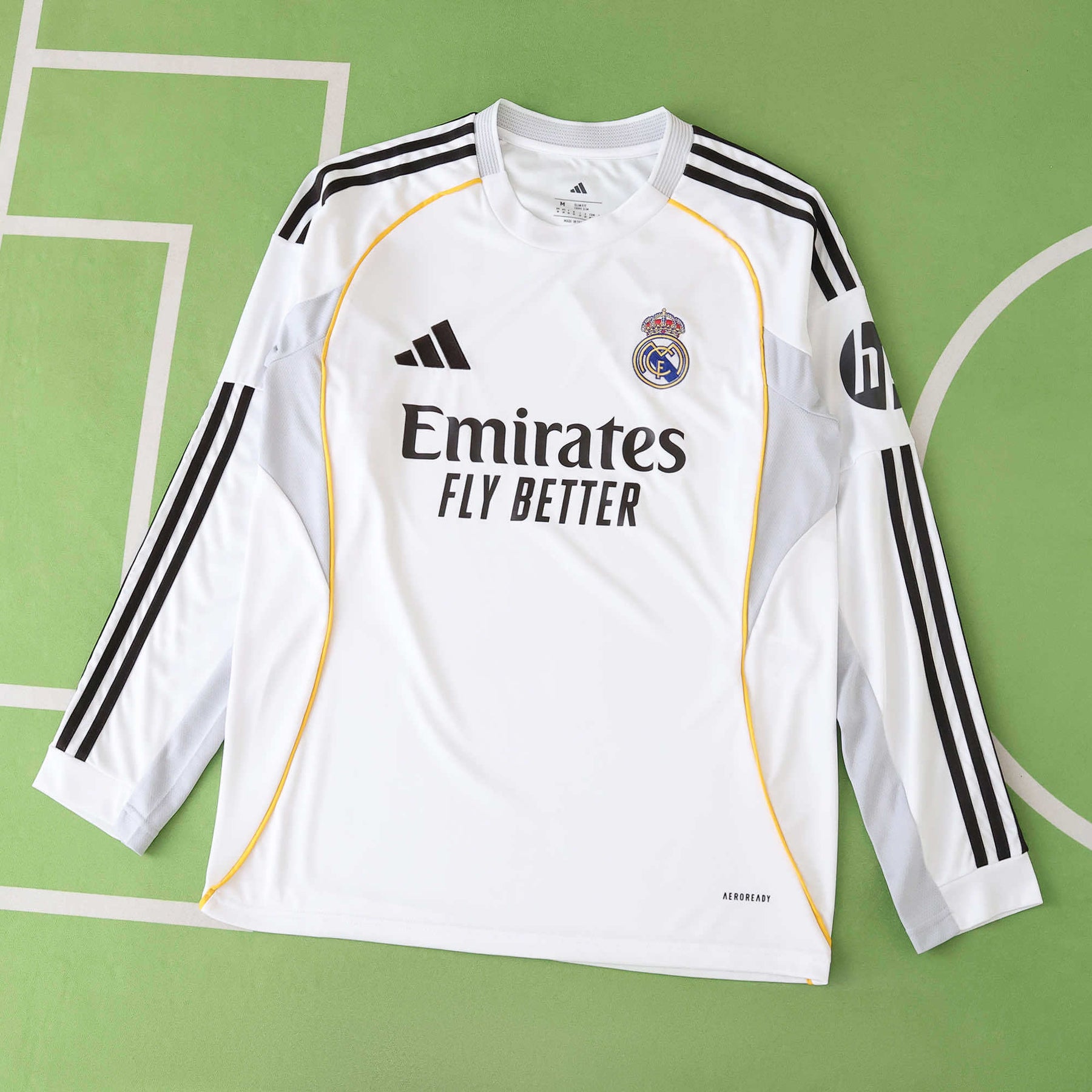 Real Madrid Home Jersey Long Sleeve 25/26
