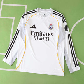 Real Madrid Home Jersey Long Sleeve 25/26