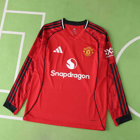 Manchester United Home Jersey Long Sleeve 25/26