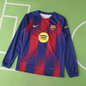 Barcelona Home Jersey Long Sleeve 25/26
