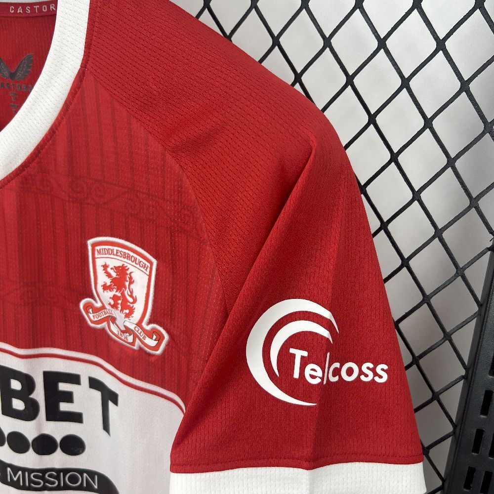 Middlesbrough Home Jersey 25/26