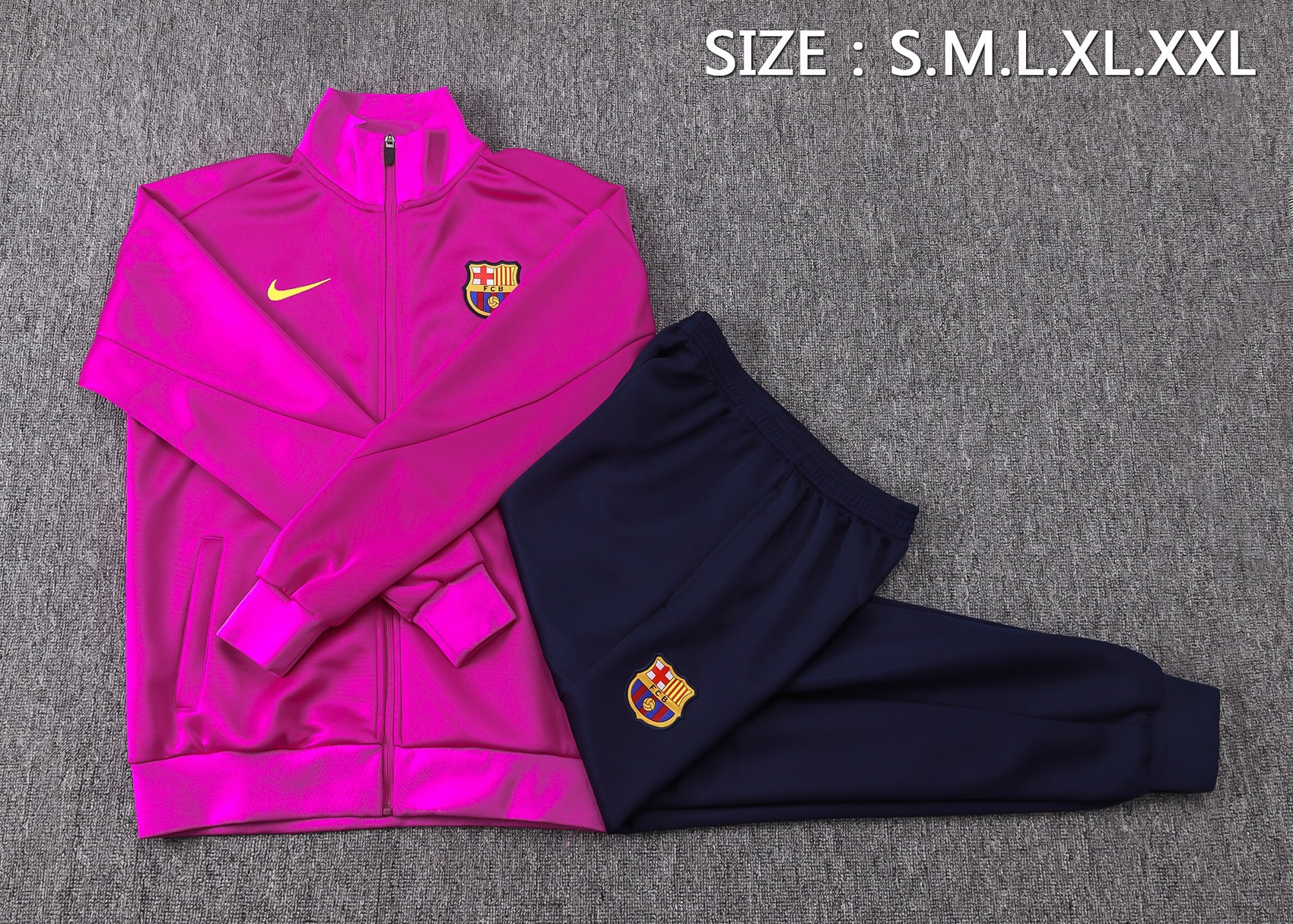 Barcelona Pink/Blue Tracksuit Full-Zip 25/26