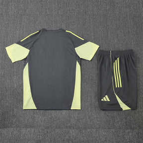 Real Madrid Gray Training Shirt + Shorts Kit 25/26