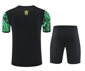 Kit Shirt + Shorts Brazil Christ the Redeemer Green Training 25/26
