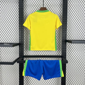 Brazil Home 2025 Kit Kids (Women's Team)