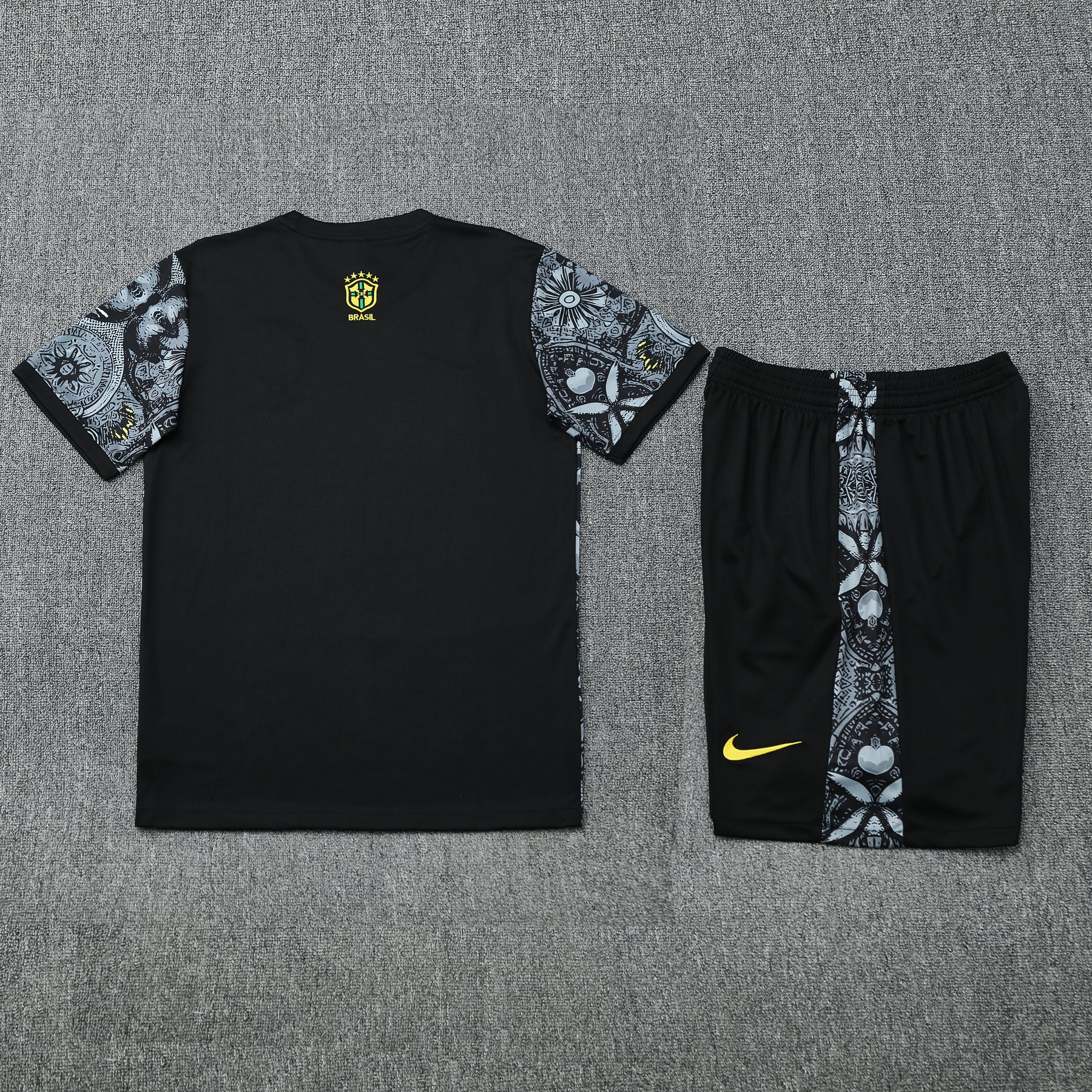 Kit Shirt + Shorts Brazil Christ the Redeemer Gray Training 25/26