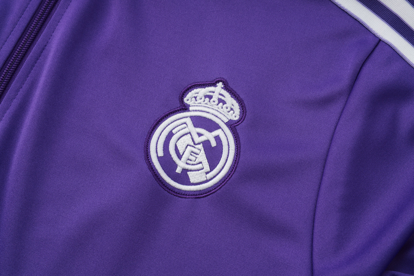 Real Madrid Purple Tracksuit Full-Zip 25/26