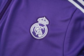 Real Madrid Purple Tracksuit Full-Zip 25/26