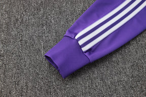 Real Madrid Purple Tracksuit Full-Zip 25/26
