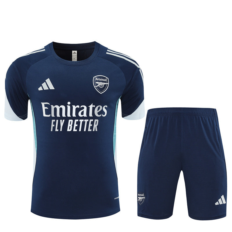 Tenue Arsenal bleu foncé (maillot et short) 25/26