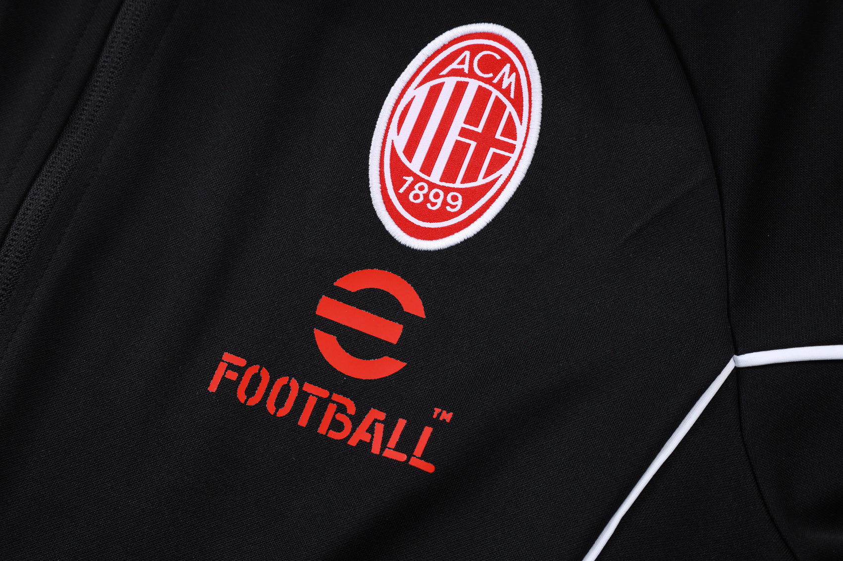 Milan Black Tracksuit Full-Zip 25/26