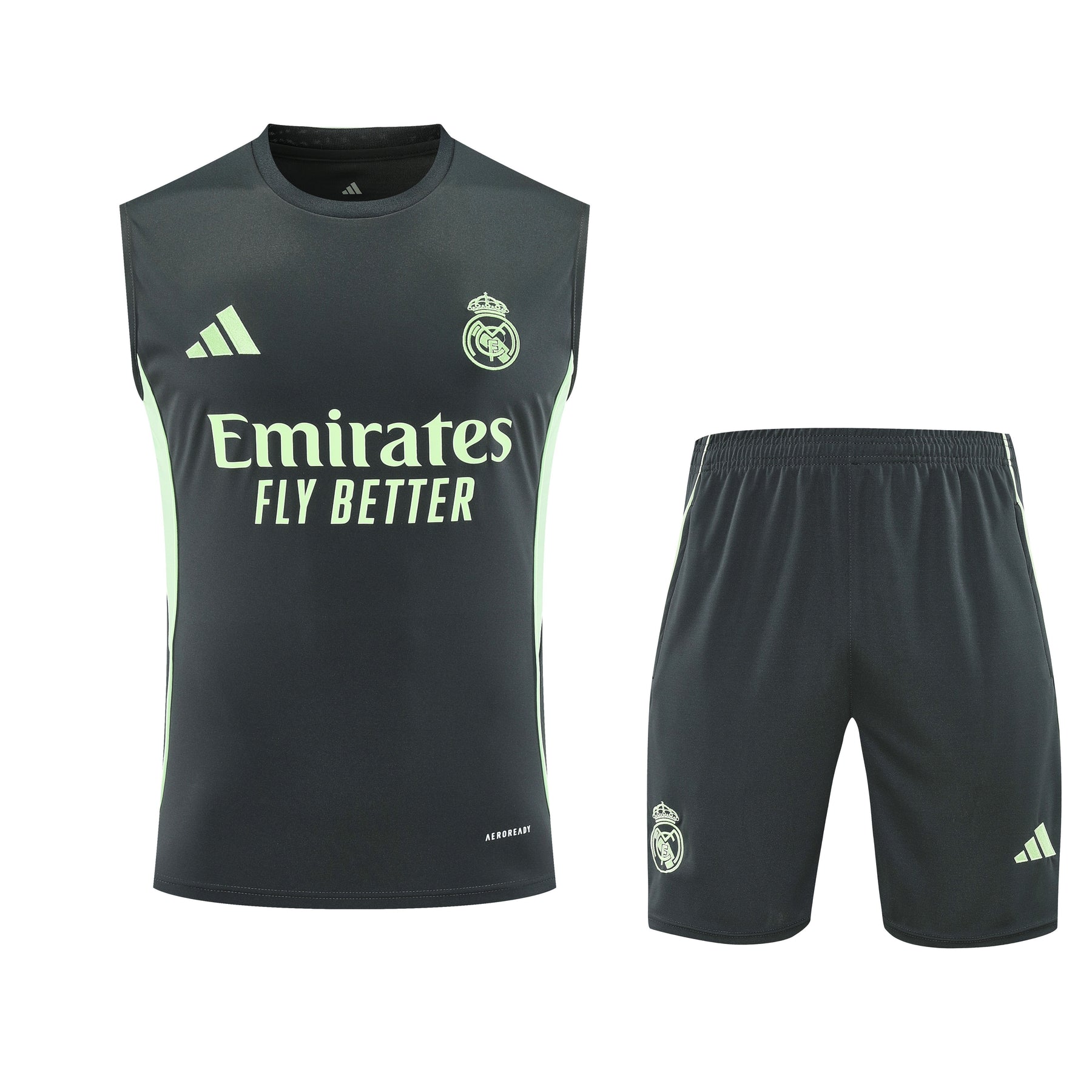 Tank Top + Shorts Real Madrid Green 25/26