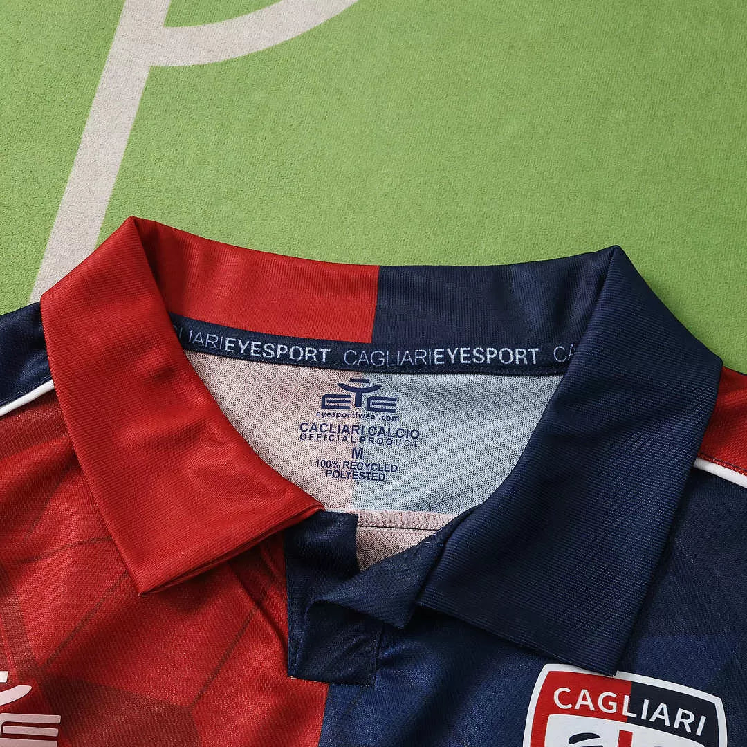 Maglia Cagliari Home 26/27 Uomo Rosso e Blu Navy | Maglia da Calcio