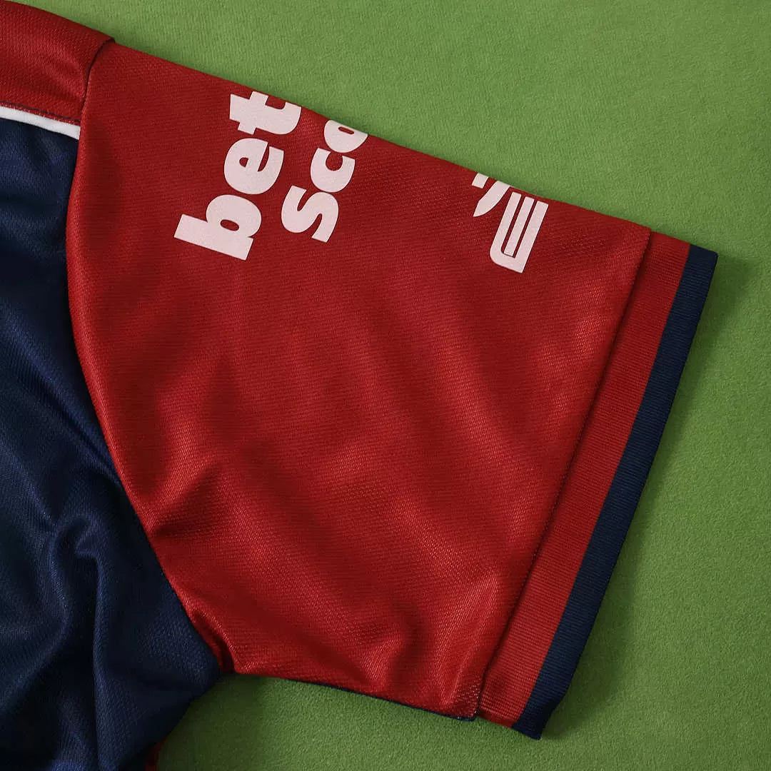 Maglia Cagliari Home 26/27 Uomo Rosso e Blu Navy | Maglia da Calcio