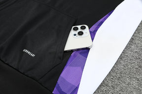 Real Madrid Hoodie Black 24/25