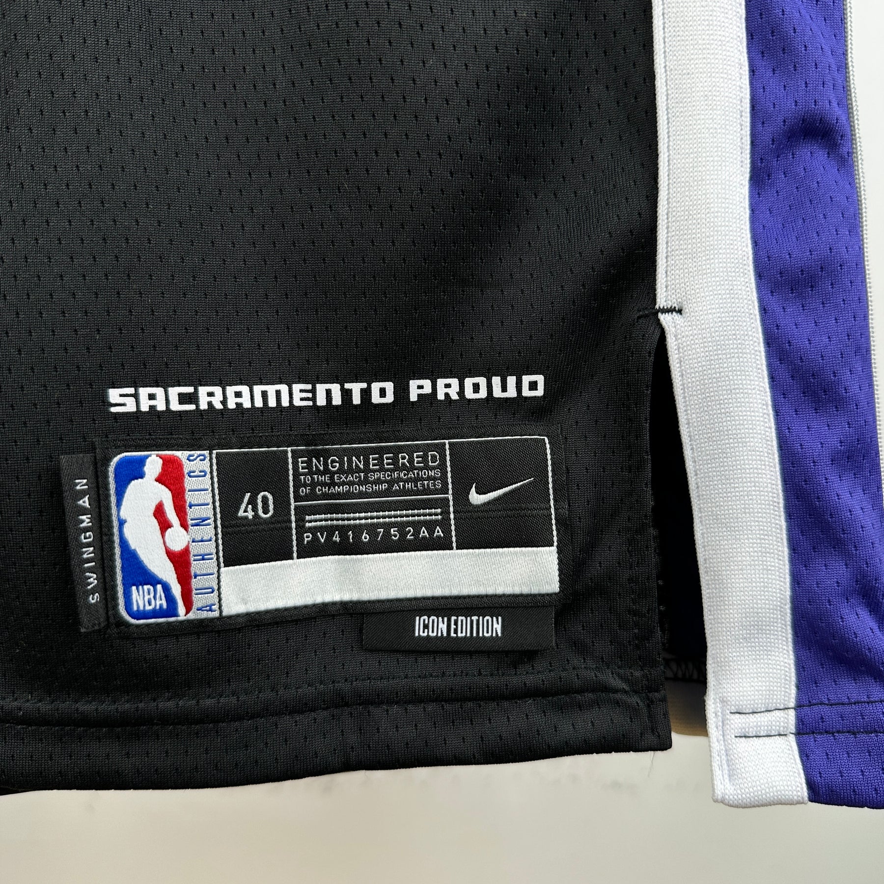 Sacramento Kings Icon Edition NBA Jersey