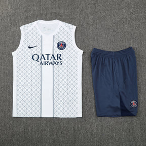 Kit Tank Top + Shorts Paris White/Blue 25/26