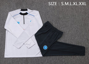 Napoli White/Black Tracksuit Half-Zip 25/26