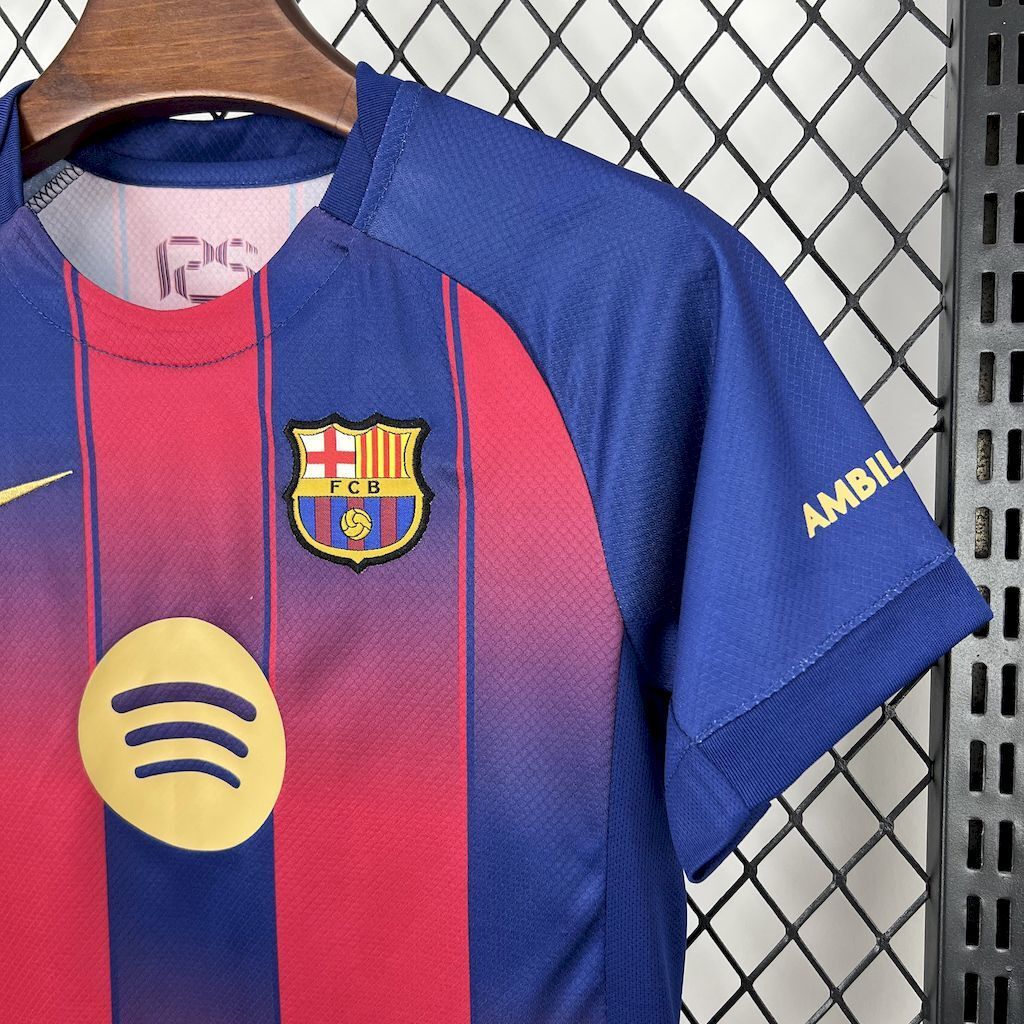 Barcelona Home 25/26 Kit Kids