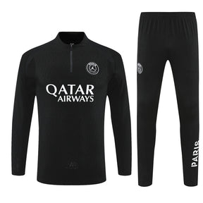 Paris Black Tracksuit Half-Zip 25/26