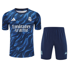 Real Madrid Blue Training Shirt + Shorts Kit 25/26