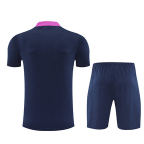 Barcelona Dark Blue Training Shirt + Shorts Kit 25/26