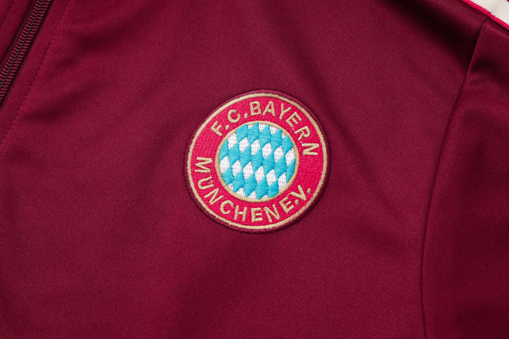 Bayern Munich Red Tracksuit Full-Zip 25/26