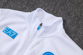 Napoli White/Blue Tracksuit Full-Zip 25/26