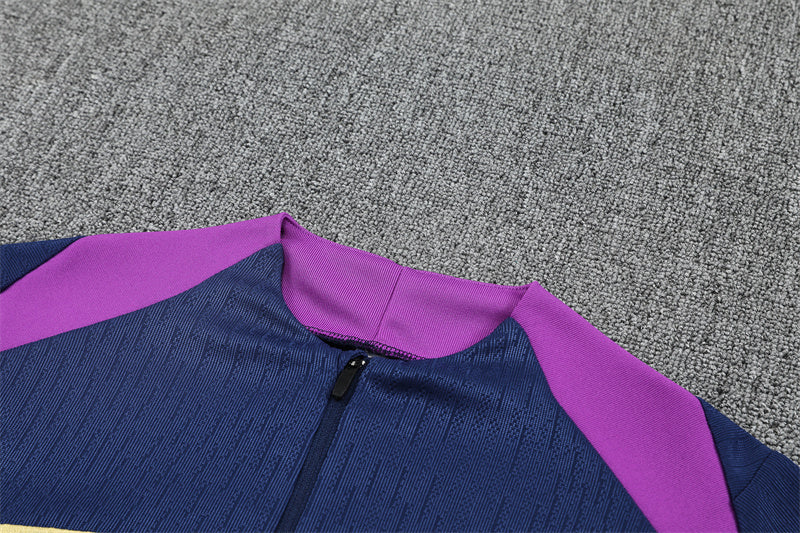 Tracksuit Barcelona Purple/Dark Blue Training 25/26