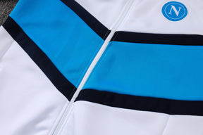 Napoli White/Blue Tracksuit Full-Zip 25/26