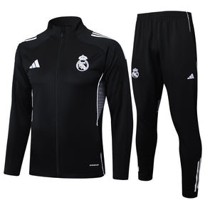 Real Madrid Black Tracksuit Full-Zip 25/26