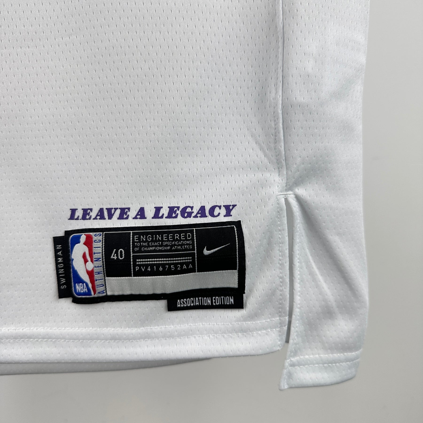 Maillot NBA édition Association des Lakers de Los Angeles