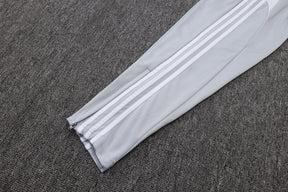 Real Madrid White/Gray Tracksuit Half-Zip 25/26