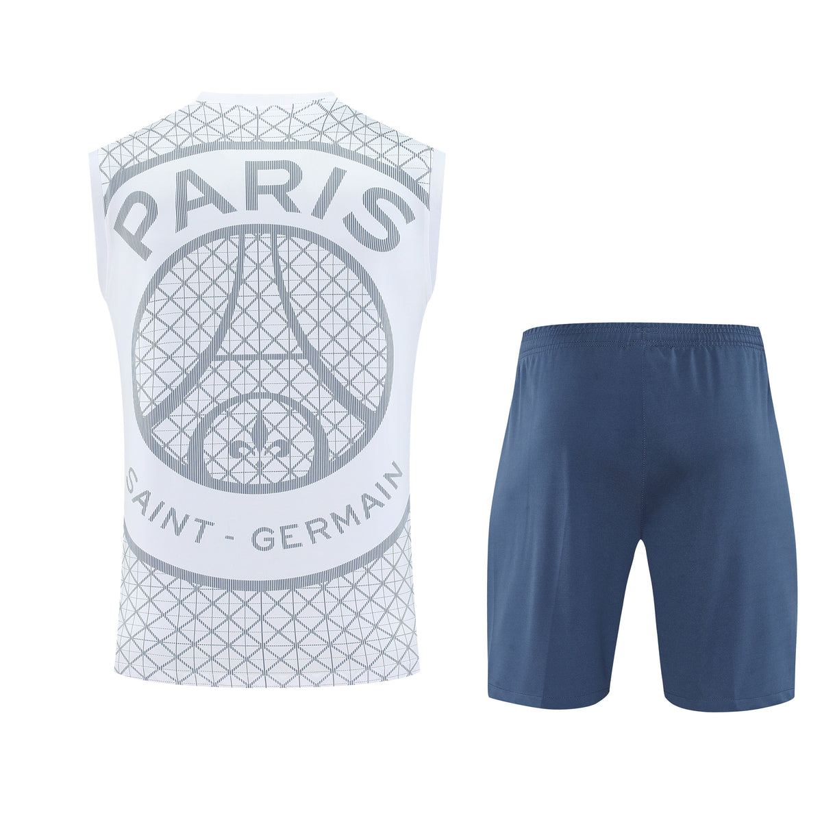 Kit Tank Top + Shorts Paris White/Blue 25/26