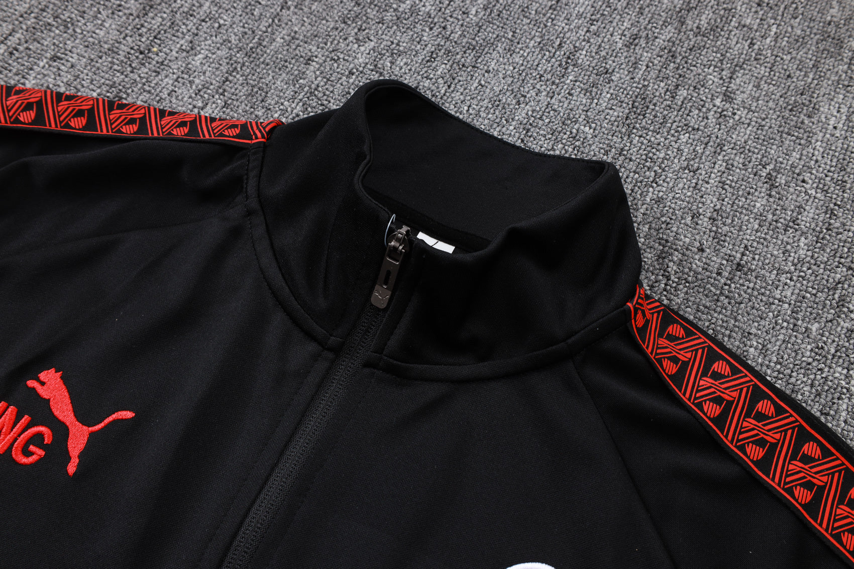 Milan Black Tracksuit Full-Zip 25/26