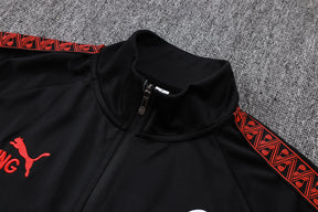 Milan Black Tracksuit Full-Zip 25/26