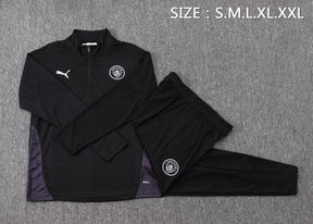 Manchester City Black Tracksuit Half-Zip 25/26
