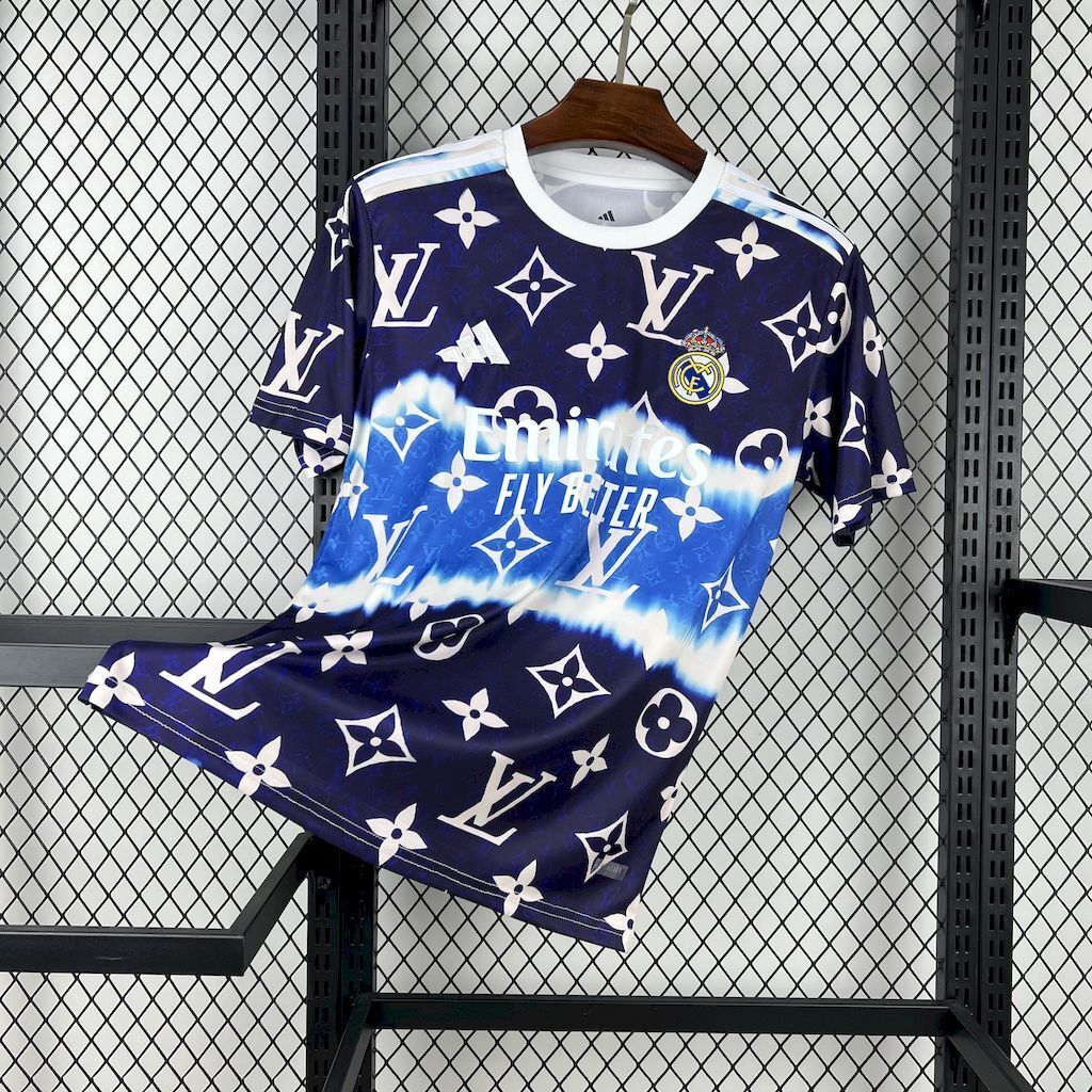 Real Madrid x Louis Vuitton Blue Jersey 25/26