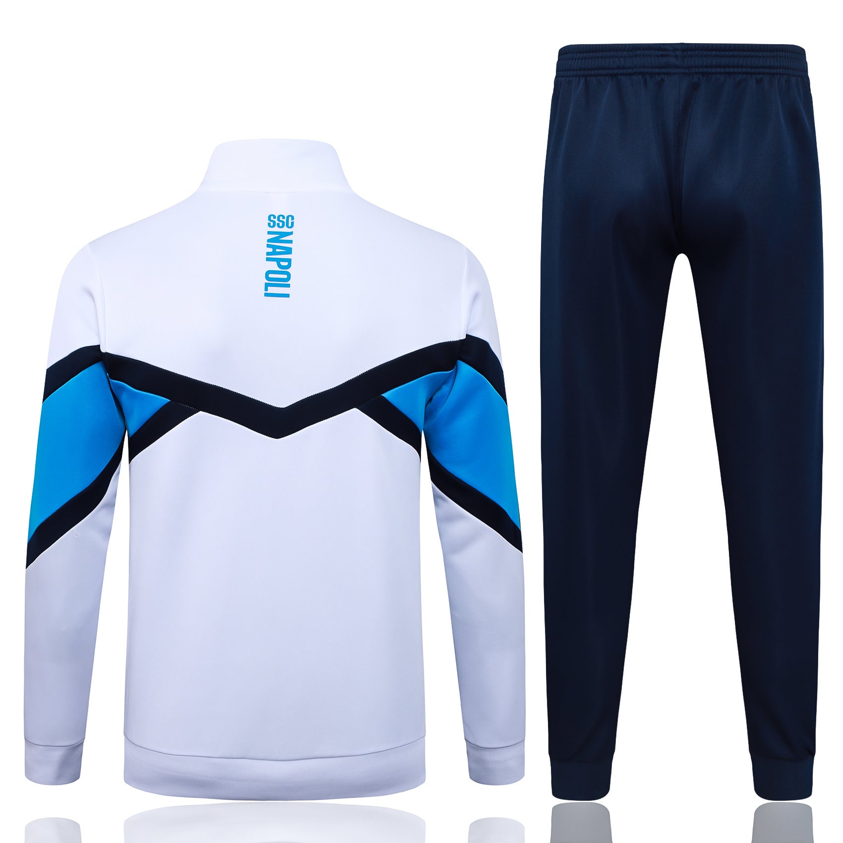 Napoli White/Blue Tracksuit Full-Zip 25/26