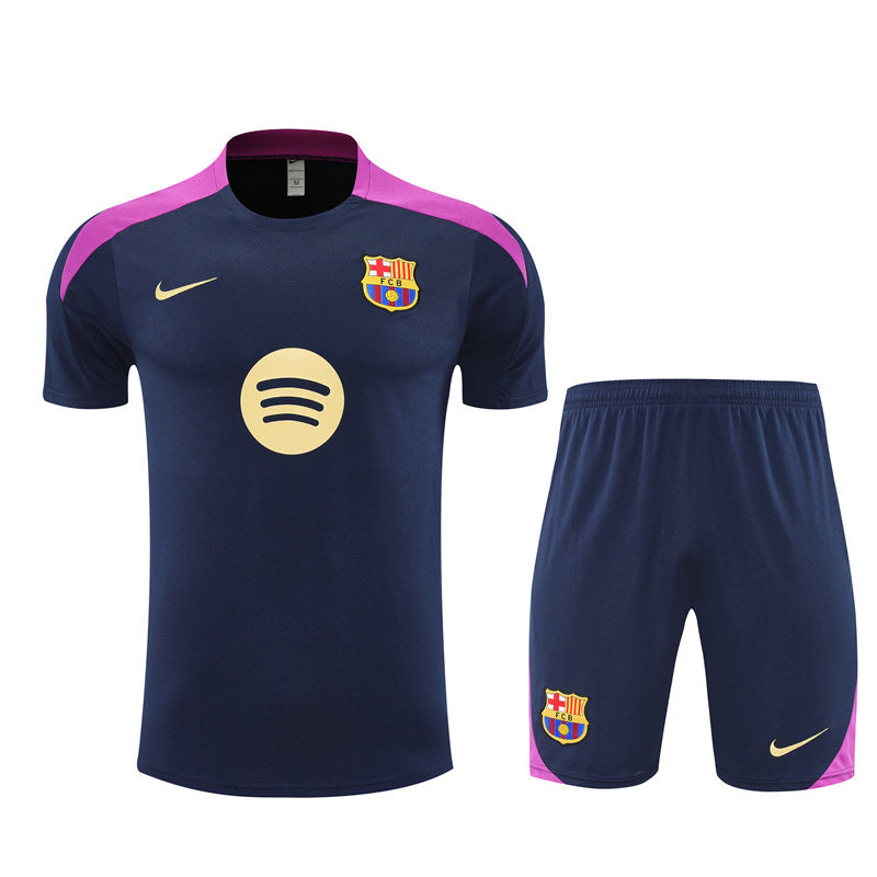 Kit Shirt + Shorts Barcelona Dark Blue Training 25/26