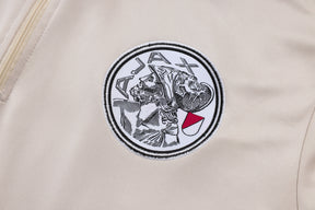 Ajax Beige/Red Tracksuit Half-Zip 25/26