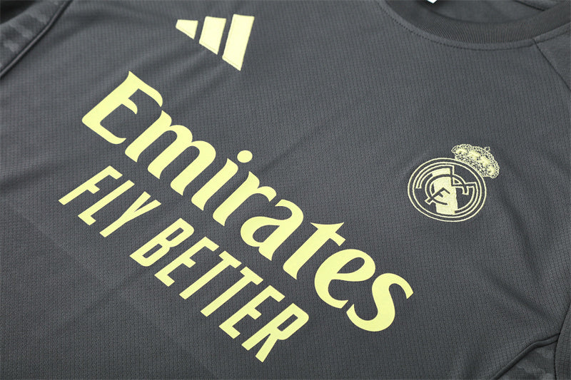 Real Madrid Gray Training Shirt + Shorts Kit 25/26