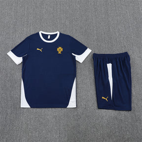 Kit Shirt + Shorts Portugal Blue Training 25/26