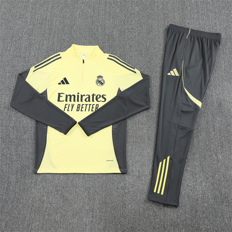Tracksuit Real Madrid Yellow/Gray Training 25/26