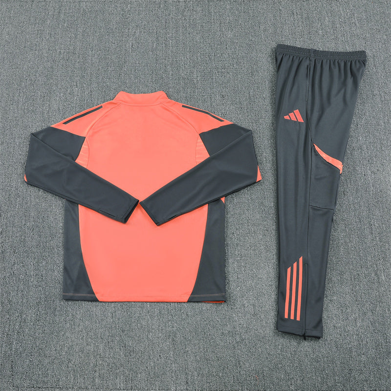Tracksuit Bayern Munich Red/Gray Training 25/26