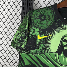 Brazil Christ the Redeemer Special Edition Green Jersey 2025
