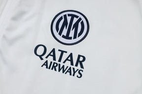 Inter Milan White/Blue Tracksuit Full-Zip 25/26